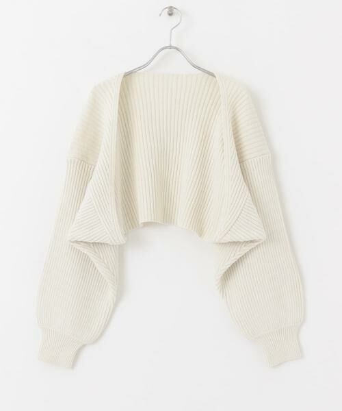 SENSE OF PLACE by URBAN RESEARCH / センスオブプレイス バイ アーバンリサーチ ニット・セーター | リブニットボレロ | 詳細29