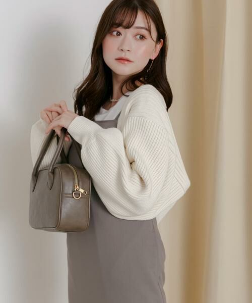 SENSE OF PLACE by URBAN RESEARCH / センスオブプレイス バイ アーバンリサーチ ニット・セーター | リブニットボレロ | 詳細19