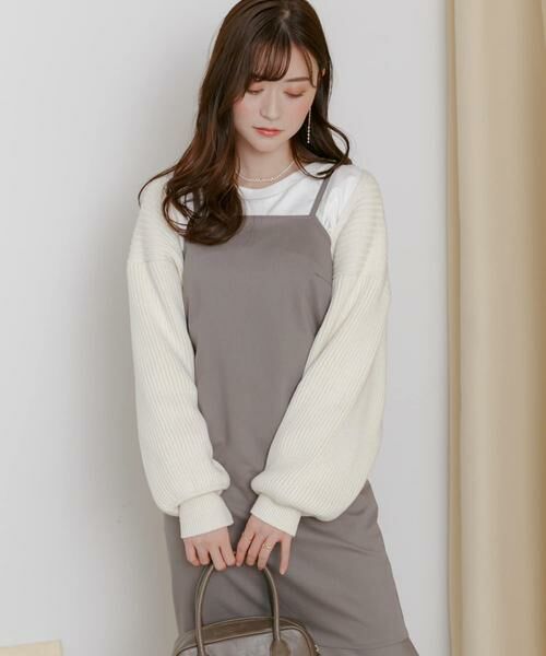 SENSE OF PLACE by URBAN RESEARCH / センスオブプレイス バイ アーバンリサーチ ニット・セーター | リブニットボレロ | 詳細21