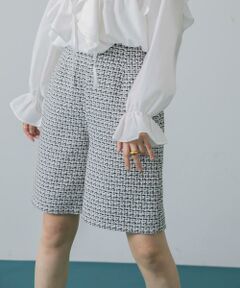 SENSE OF PLACE by URBAN RESEARCH / センスオブプレイス バイ アーバンリサーチ ショート・ハーフ・半端丈パンツ | ツィードバミューダパンツ