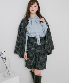 SENSE OF PLACE by URBAN RESEARCH / センスオブプレイス バイ アーバンリサーチ ショート・ハーフ・半端丈パンツ | ツィードバミューダパンツ