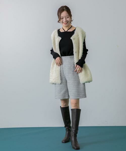 SENSE OF PLACE by URBAN RESEARCH / センスオブプレイス バイ アーバンリサーチ ショート・ハーフ・半端丈パンツ | ツィードバミューダパンツ | 詳細10