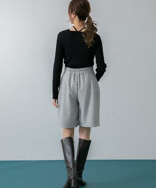 SENSE OF PLACE by URBAN RESEARCH / センスオブプレイス バイ アーバンリサーチ ショート・ハーフ・半端丈パンツ | ツィードバミューダパンツ | 詳細6