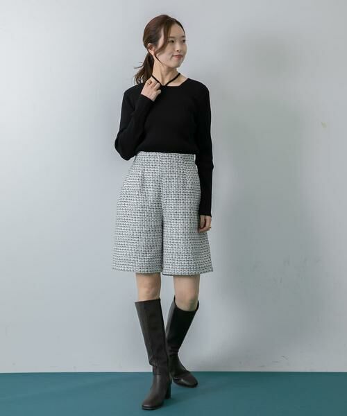 SENSE OF PLACE by URBAN RESEARCH / センスオブプレイス バイ アーバンリサーチ ショート・ハーフ・半端丈パンツ | ツィードバミューダパンツ | 詳細7