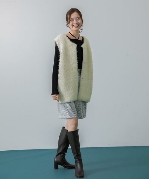 SENSE OF PLACE by URBAN RESEARCH / センスオブプレイス バイ アーバンリサーチ ショート・ハーフ・半端丈パンツ | ツィードバミューダパンツ | 詳細9