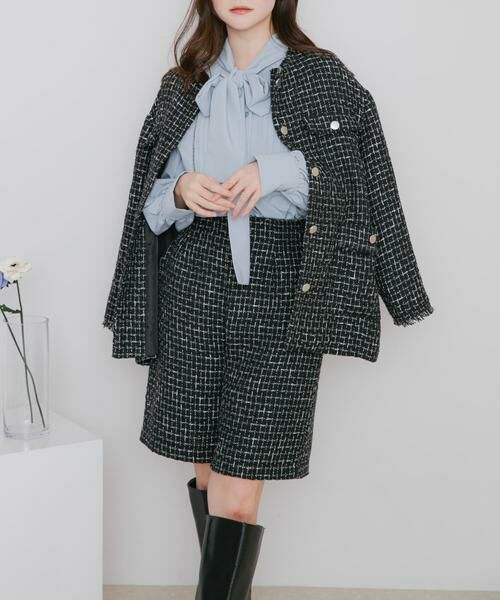 SENSE OF PLACE by URBAN RESEARCH / センスオブプレイス バイ アーバンリサーチ ショート・ハーフ・半端丈パンツ | ツィードバミューダパンツ | 詳細20