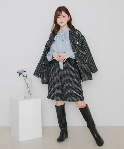 SENSE OF PLACE by URBAN RESEARCH / センスオブプレイス バイ アーバンリサーチ ショート・ハーフ・半端丈パンツ | ツィードバミューダパンツ | 詳細23