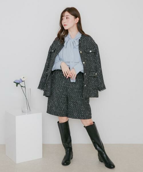 SENSE OF PLACE by URBAN RESEARCH / センスオブプレイス バイ アーバンリサーチ ショート・ハーフ・半端丈パンツ | ツィードバミューダパンツ | 詳細24