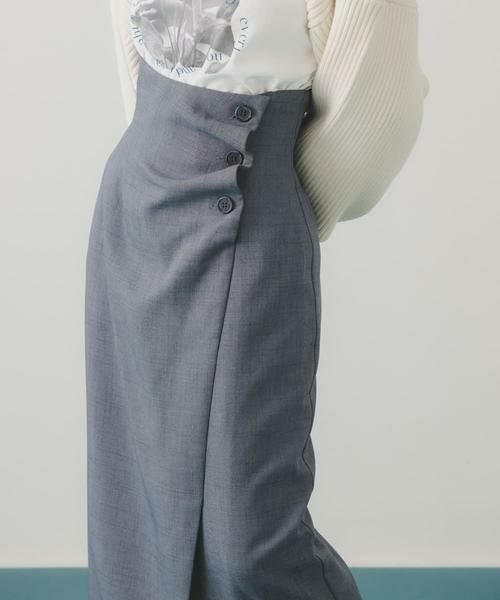 SENSE OF PLACE by URBAN RESEARCH / センスオブプレイス バイ アーバンリサーチ スカート | ボタンディテールスカート | 詳細19