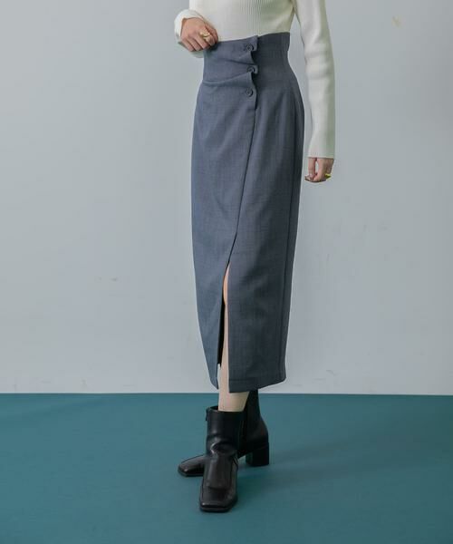 SENSE OF PLACE by URBAN RESEARCH / センスオブプレイス バイ アーバンリサーチ スカート | ボタンディテールスカート | 詳細14