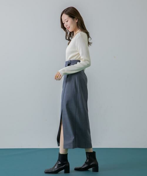 SENSE OF PLACE by URBAN RESEARCH / センスオブプレイス バイ アーバンリサーチ スカート | ボタンディテールスカート | 詳細17