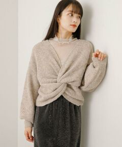 SENSE OF PLACE by URBAN RESEARCH / センスオブプレイス バイ アーバンリサーチ ニット・セーター | 2WAYツイストデザインセーター