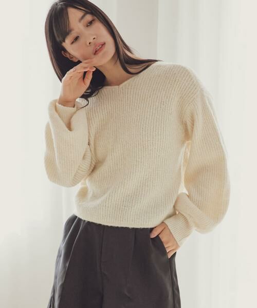 SENSE OF PLACE by URBAN RESEARCH / センスオブプレイス バイ アーバンリサーチ ニット・セーター | 2WAYツイストデザインセーター | 詳細1