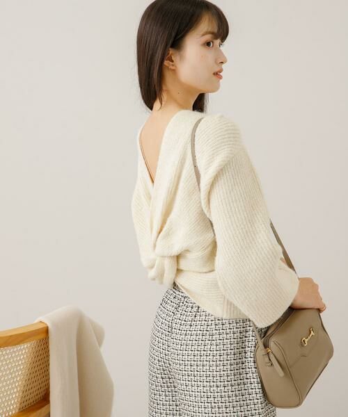 SENSE OF PLACE by URBAN RESEARCH / センスオブプレイス バイ アーバンリサーチ ニット・セーター | 2WAYツイストデザインセーター | 詳細10