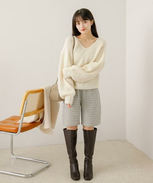 SENSE OF PLACE by URBAN RESEARCH / センスオブプレイス バイ アーバンリサーチ ニット・セーター | 2WAYツイストデザインセーター | 詳細12