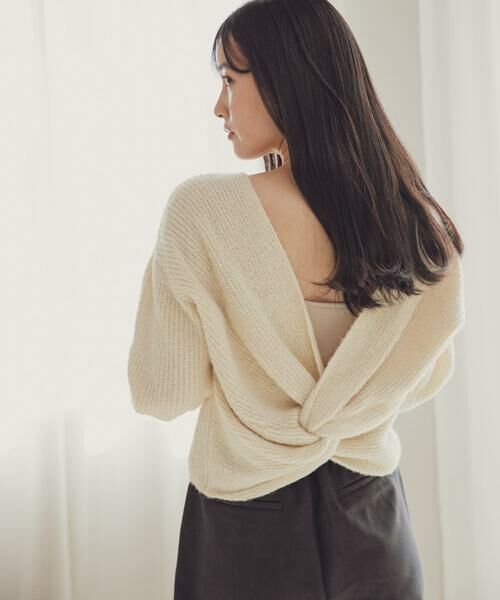 SENSE OF PLACE by URBAN RESEARCH / センスオブプレイス バイ アーバンリサーチ ニット・セーター | 2WAYツイストデザインセーター | 詳細2