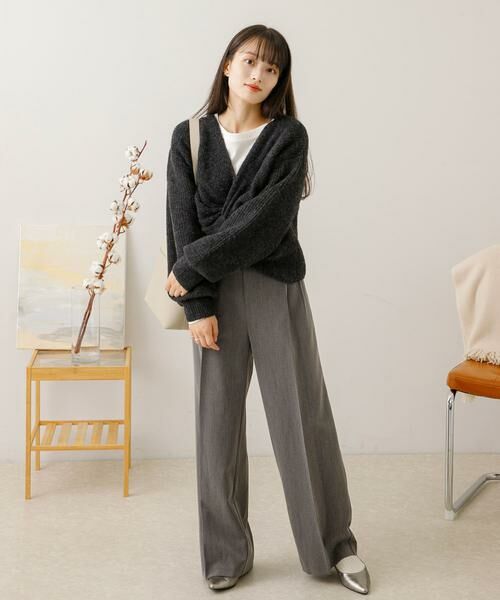 SENSE OF PLACE by URBAN RESEARCH / センスオブプレイス バイ アーバンリサーチ ニット・セーター | 2WAYツイストデザインセーター | 詳細21