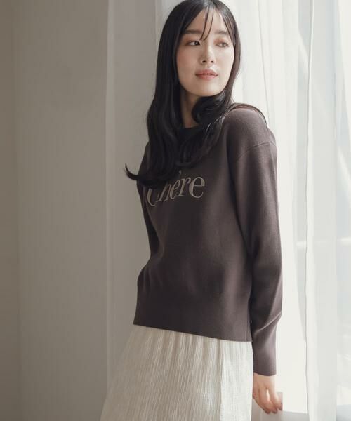 SENSE OF PLACE by URBAN RESEARCH / センスオブプレイス バイ アーバンリサーチ ニット・セーター | ロゴシシュウセーター | 詳細18