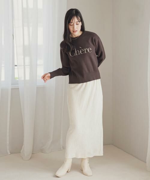 SENSE OF PLACE by URBAN RESEARCH / センスオブプレイス バイ アーバンリサーチ ニット・セーター | ロゴシシュウセーター | 詳細22