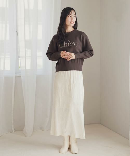 SENSE OF PLACE by URBAN RESEARCH / センスオブプレイス バイ アーバンリサーチ ニット・セーター | ロゴシシュウセーター | 詳細23