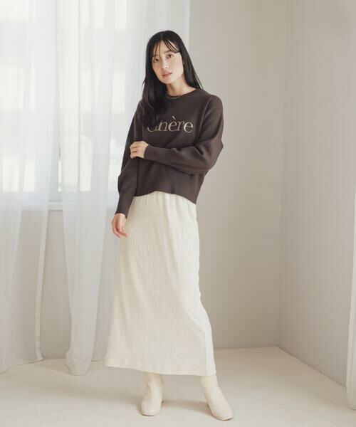 SENSE OF PLACE by URBAN RESEARCH / センスオブプレイス バイ アーバンリサーチ ニット・セーター | ロゴシシュウセーター | 詳細24