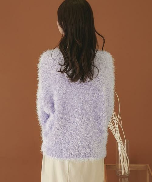 SENSE OF PLACE by URBAN RESEARCH / センスオブプレイス バイ アーバンリサーチ ニット・セーター | Vネックラメフリンジセーター | 詳細3