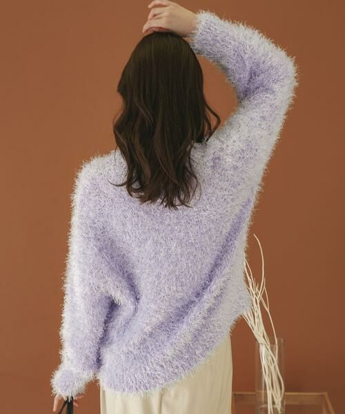 SENSE OF PLACE by URBAN RESEARCH / センスオブプレイス バイ アーバンリサーチ ニット・セーター | Vネックラメフリンジセーター | 詳細4