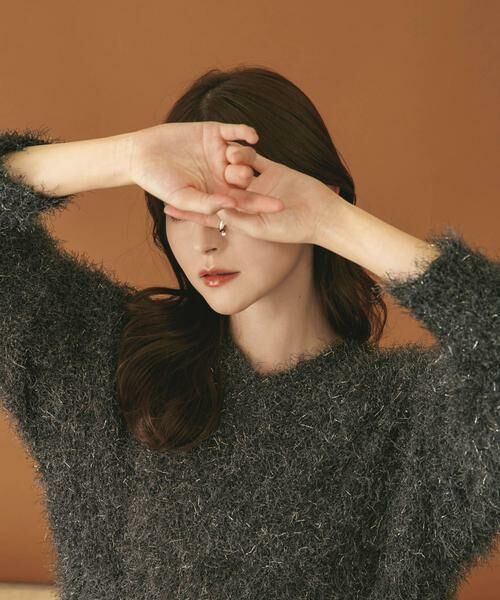 SENSE OF PLACE by URBAN RESEARCH / センスオブプレイス バイ アーバンリサーチ ニット・セーター | Vネックラメフリンジセーター | 詳細22