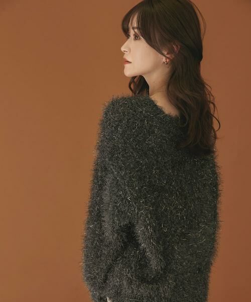 SENSE OF PLACE by URBAN RESEARCH / センスオブプレイス バイ アーバンリサーチ ニット・セーター | Vネックラメフリンジセーター | 詳細24