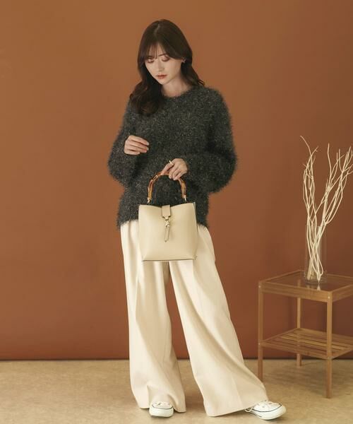 SENSE OF PLACE by URBAN RESEARCH / センスオブプレイス バイ アーバンリサーチ ニット・セーター | Vネックラメフリンジセーター | 詳細28