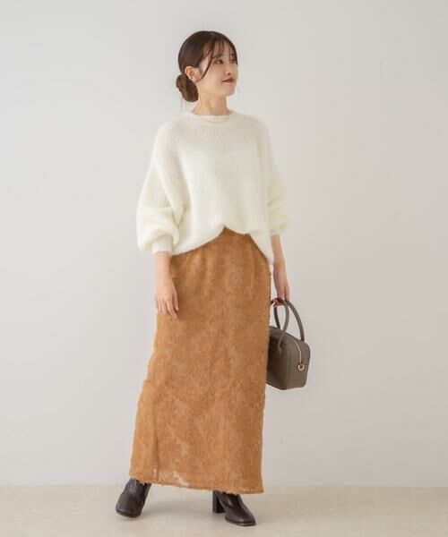 SENSE OF PLACE by URBAN RESEARCH / センスオブプレイス バイ アーバンリサーチ スカート | フラワージャガードストレートスカート | 詳細8