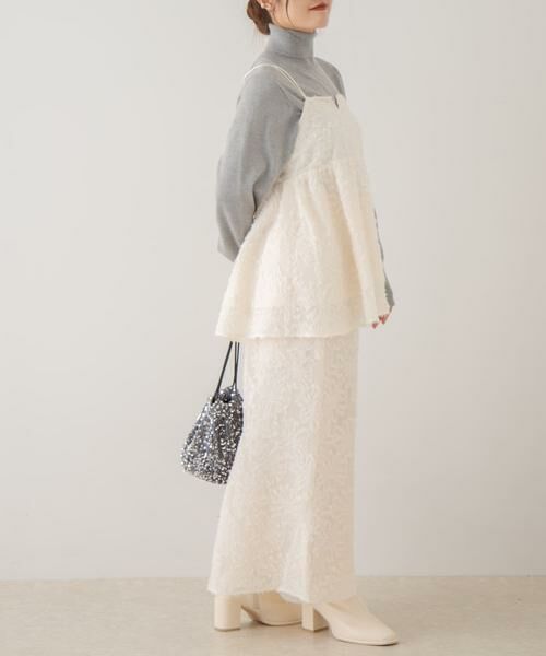 SENSE OF PLACE by URBAN RESEARCH / センスオブプレイス バイ アーバンリサーチ スカート | フラワージャガードストレートスカート | 詳細26