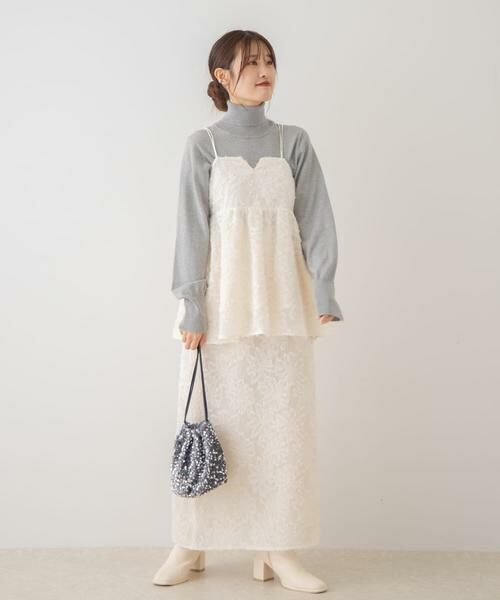 SENSE OF PLACE by URBAN RESEARCH / センスオブプレイス バイ アーバンリサーチ スカート | フラワージャガードストレートスカート | 詳細28