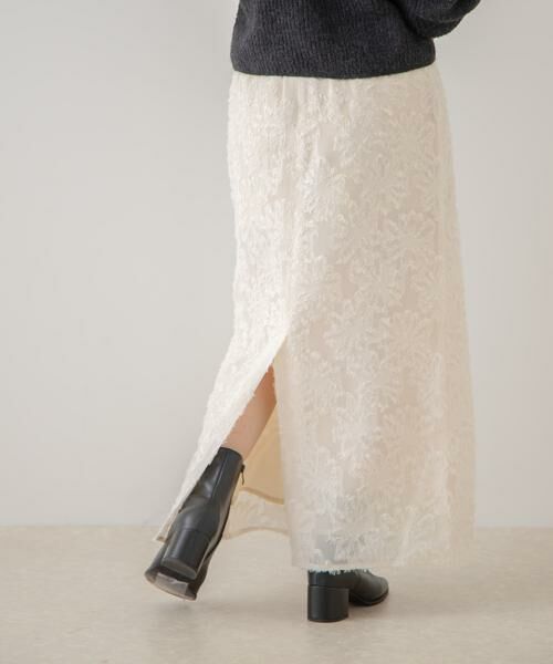 SENSE OF PLACE by URBAN RESEARCH / センスオブプレイス バイ アーバンリサーチ スカート | フラワージャガードストレートスカート | 詳細20