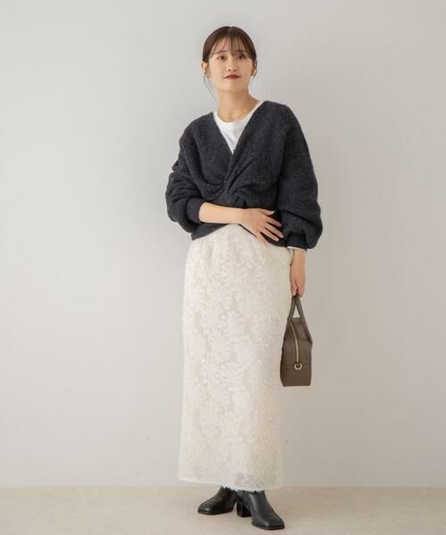 SENSE OF PLACE by URBAN RESEARCH / センスオブプレイス バイ アーバンリサーチ スカート | フラワージャガードストレートスカート | 詳細21