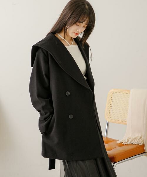 SENSE OF PLACE by URBAN RESEARCH / センスオブプレイス バイ アーバンリサーチ その他アウター | ビッグカラーミディコート | 詳細2