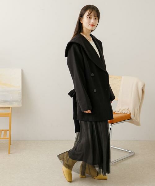 SENSE OF PLACE by URBAN RESEARCH / センスオブプレイス バイ アーバンリサーチ その他アウター | ビッグカラーミディコート | 詳細5