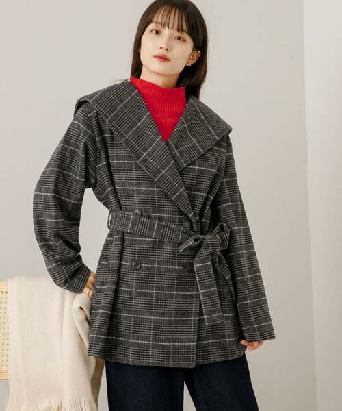 SENSE OF PLACE by URBAN RESEARCH / センスオブプレイス バイ アーバンリサーチ その他アウター | ビッグカラーミディコート | 詳細16