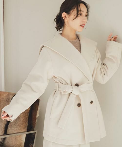 SENSE OF PLACE by URBAN RESEARCH / センスオブプレイス バイ アーバンリサーチ その他アウター | ビッグカラーミディコート | 詳細28