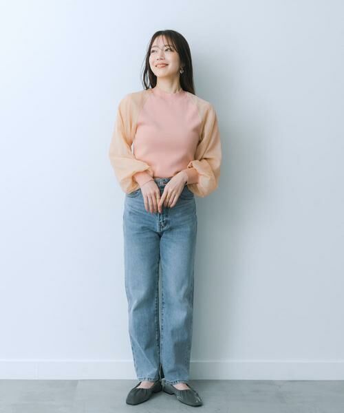 SENSE OF PLACE by URBAN RESEARCH / センスオブプレイス バイ アーバンリサーチ ニット・セーター | シアーボリュームスリーブセーター | 詳細11