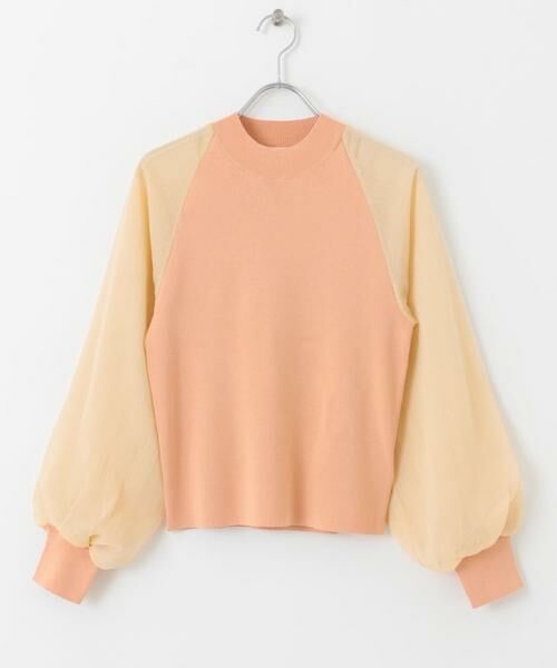 SENSE OF PLACE by URBAN RESEARCH / センスオブプレイス バイ アーバンリサーチ ニット・セーター | シアーボリュームスリーブセーター | 詳細12