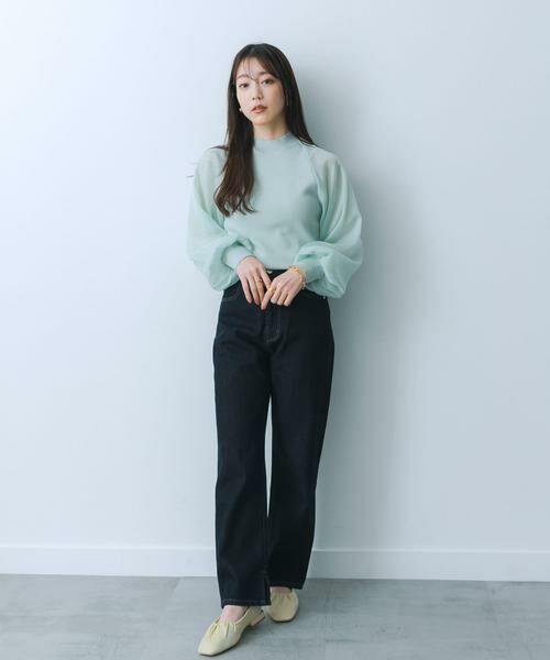 SENSE OF PLACE by URBAN RESEARCH / センスオブプレイス バイ アーバンリサーチ ニット・セーター | シアーボリュームスリーブセーター | 詳細27