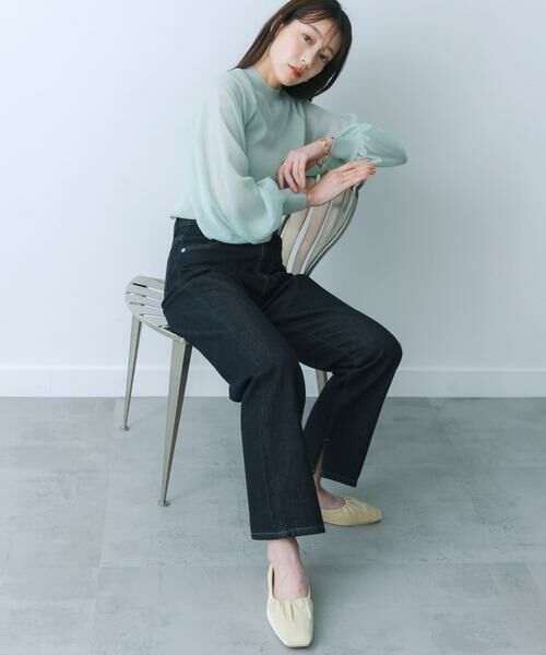 SENSE OF PLACE by URBAN RESEARCH / センスオブプレイス バイ アーバンリサーチ ニット・セーター | シアーボリュームスリーブセーター | 詳細20