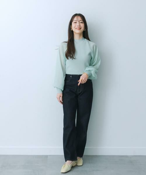 SENSE OF PLACE by URBAN RESEARCH / センスオブプレイス バイ アーバンリサーチ ニット・セーター | シアーボリュームスリーブセーター | 詳細26