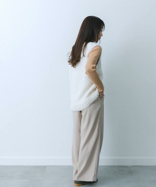 SENSE OF PLACE by URBAN RESEARCH / センスオブプレイス バイ アーバンリサーチ ベスト | チュールテープニットベスト | 詳細10