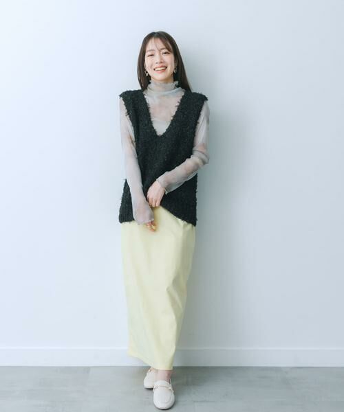 SENSE OF PLACE by URBAN RESEARCH / センスオブプレイス バイ アーバンリサーチ ベスト | チュールテープニットベスト | 詳細22
