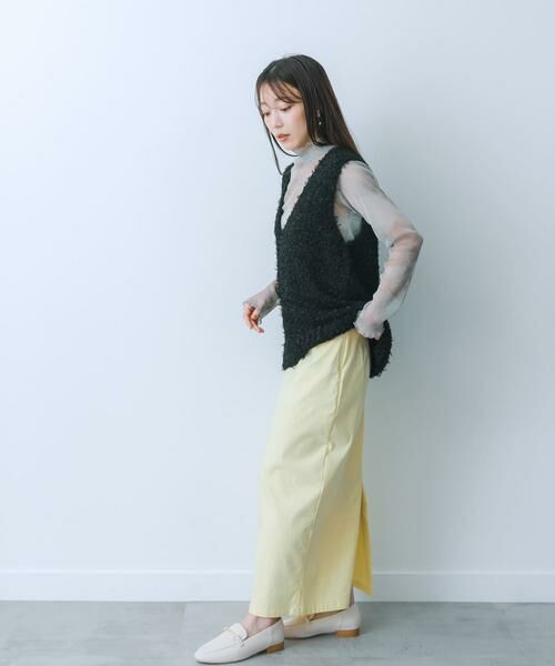 SENSE OF PLACE by URBAN RESEARCH / センスオブプレイス バイ アーバンリサーチ ベスト | チュールテープニットベスト | 詳細23