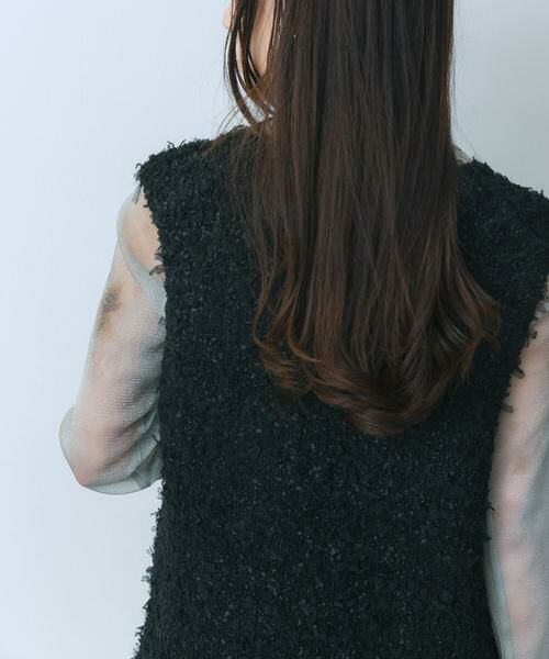 SENSE OF PLACE by URBAN RESEARCH / センスオブプレイス バイ アーバンリサーチ ベスト | チュールテープニットベスト | 詳細14