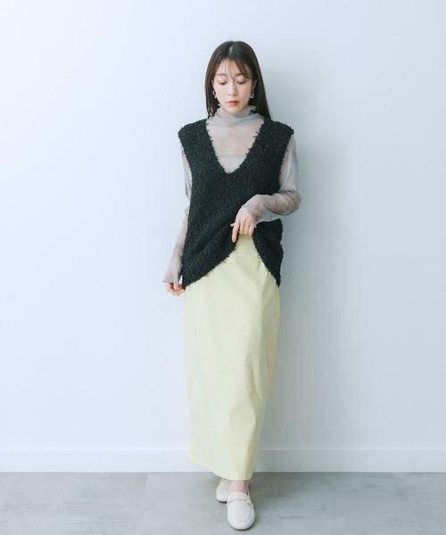 SENSE OF PLACE by URBAN RESEARCH / センスオブプレイス バイ アーバンリサーチ ベスト | チュールテープニットベスト | 詳細21