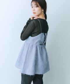 SENSE OF PLACE by URBAN RESEARCH / センスオブプレイス バイ アーバンリサーチ キャミソール・チューブトップ | ジャガードフリンジキャミソールトップ